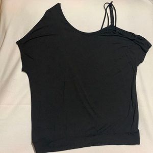Torrid super soft cold shoulder top.